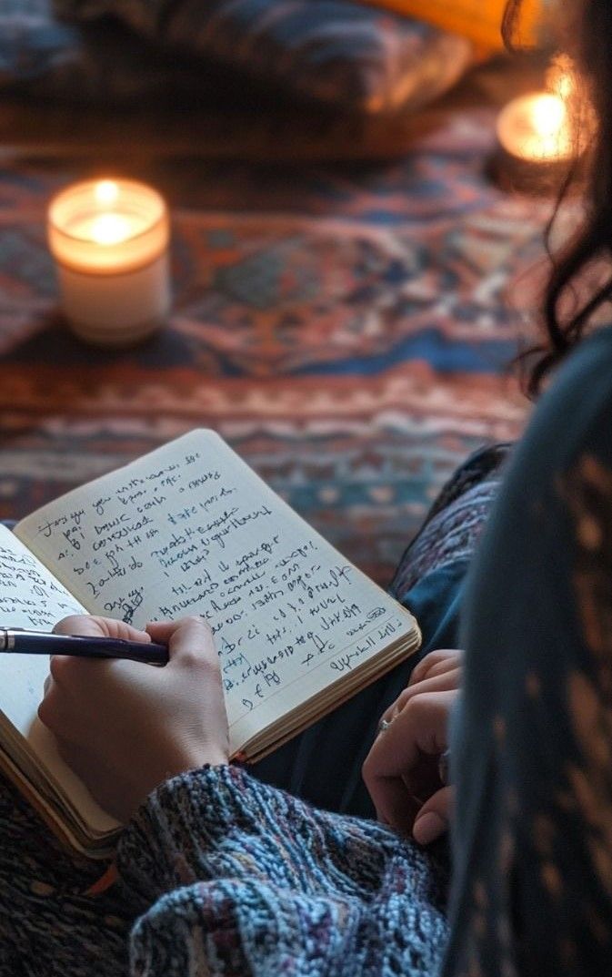 Exercice d'introspection par l'écriture à la bougie